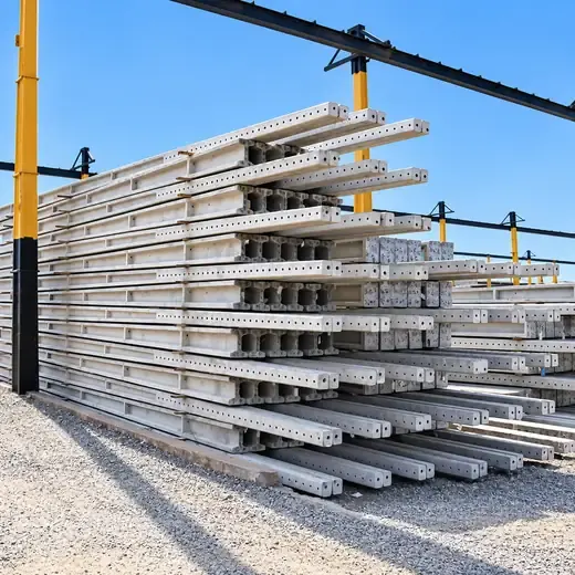 Fábrica e postes de concreto
